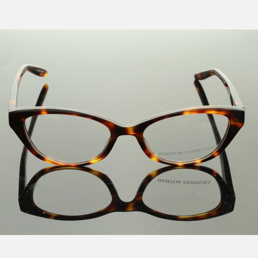 Barton Perreira Brown Eyeglasses with Case